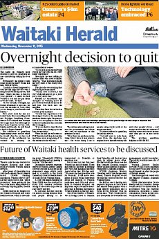 Waitaki Herald - November 11th 2015